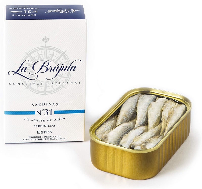 La Brújula Sardines in Olive Oil 115g